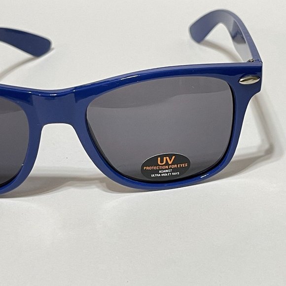 UTC Aerospace Sunglasses Blue Frames UV Protection Black Lenses Classic - Picture 6 of 7